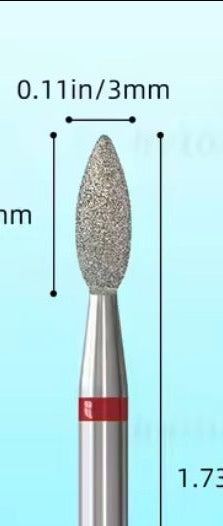 Diamond drill bit 3mm