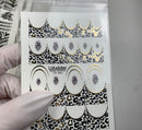 Animal print water decal