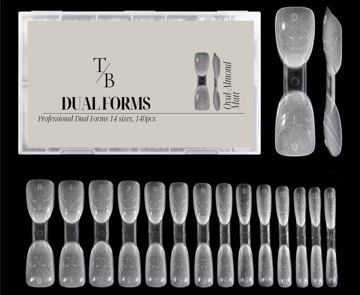 Double sided dual forms- Oval/Almond Matt