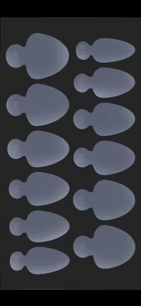 Silicon pad, B shape,32pcs