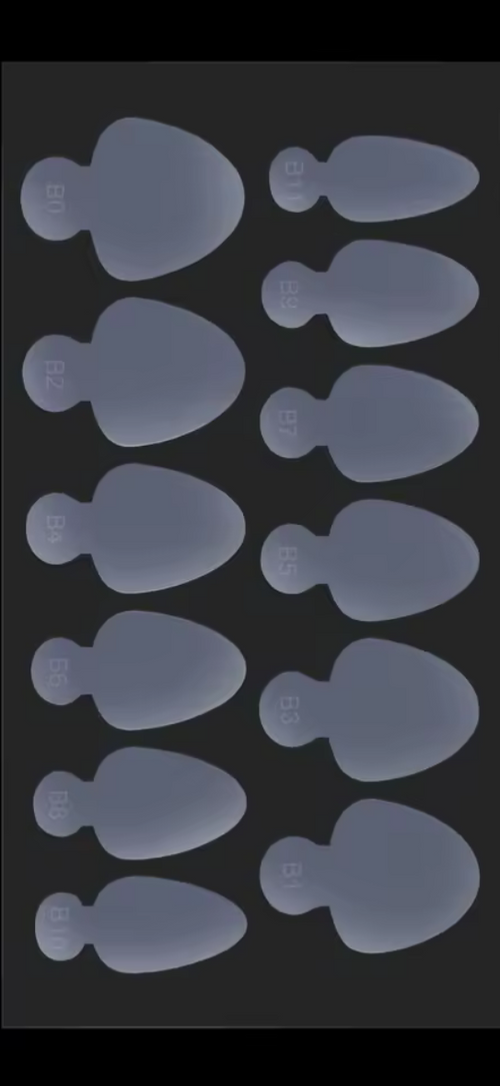 Silicon pad, B shape,32pcs