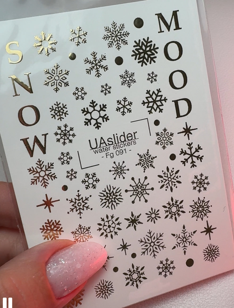 Christmas Water Decals