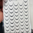 Water decal, french ombre line