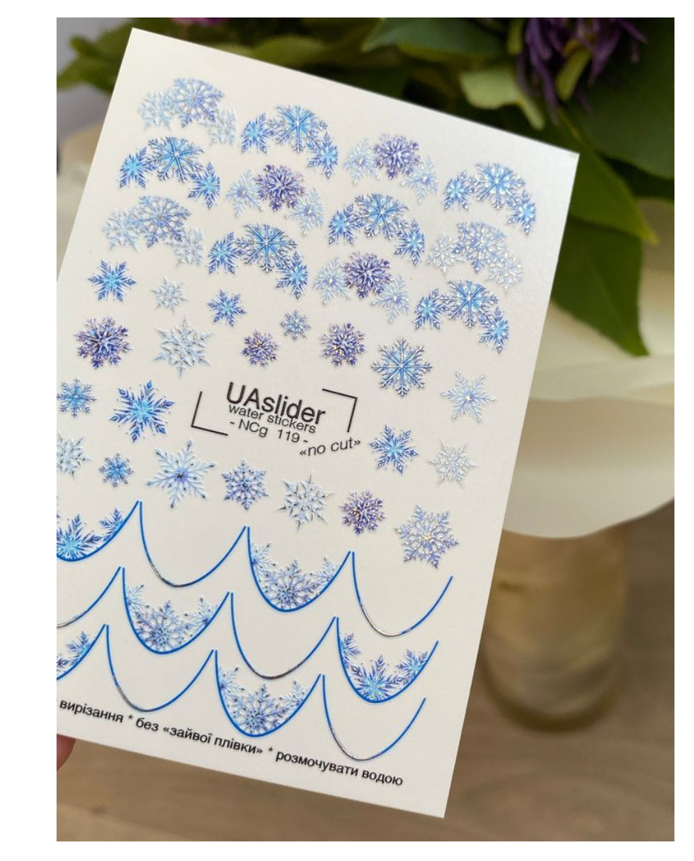 Christmas Water Decals