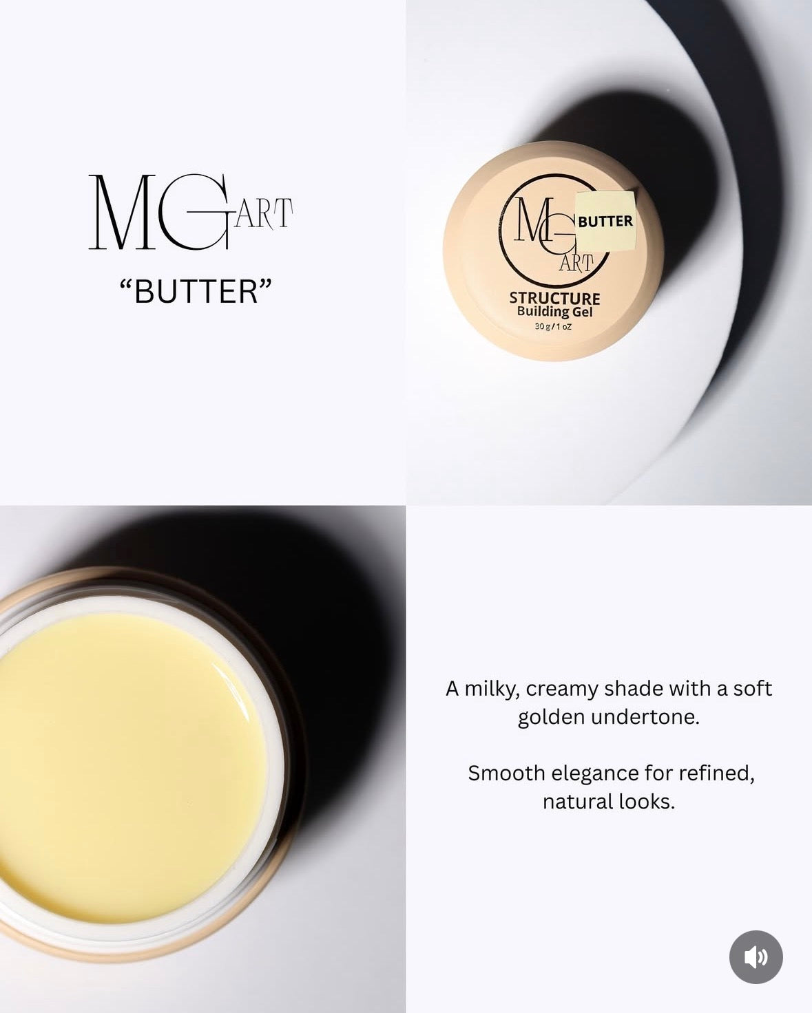Butter, Structure (hard) gel, 30g