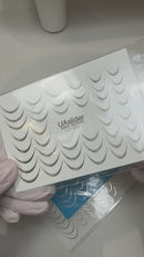 French line water decals, gold & silver